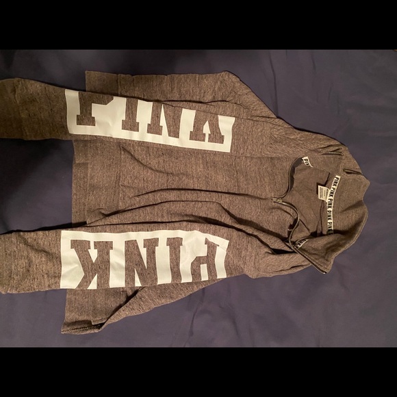 M Victoria’s Secret PINK Quarter Zip - Picture 3 of 3